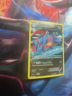 Pokemon TCG Salamence XY59 Cosmo Black Star Promo Holo Rare LP Condition - Image 2