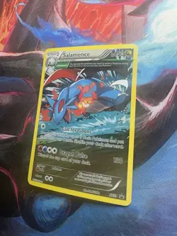 Pokemon TCG Salamence XY59 Cosmo Black Star Promo Holo Rare LP Condition - Image 3