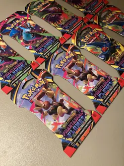 Lot of 8 Pokemon TCG Mega Evolution Phantasmal Flames Sleeved Booster Packs New - Image 2