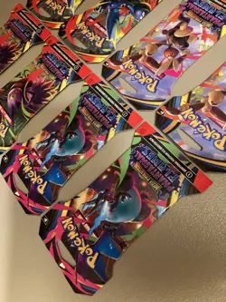 Lot of 8 Pokemon TCG Mega Evolution Phantasmal Flames Sleeved Booster Packs New - Image 5