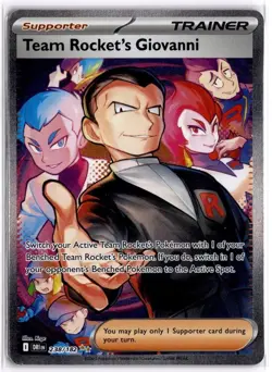 Team Rocket's Giovanni SIR SV10: Destined Rivals 238/182 Pokemon TCG - Image 1