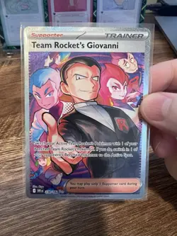 Team Rocket's Giovanni SIR SV10: Destined Rivals 238/182 Pokemon TCG - Image 2