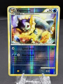 Pokemon Vaporeon Call of Legends Reverse Holo 52/95 - Image 1