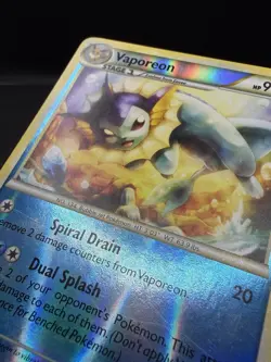 Pokemon Vaporeon Call of Legends Reverse Holo 52/95 - Image 4