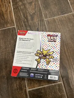 Pokemon TCG Scarlet and Violet - 151 Alakazam ex Collection Box - 4 Packs 820650855269 - Image 4