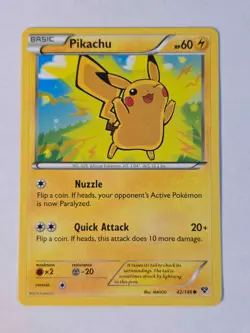 Pikachu 42/146 Common XY Pokemon NM - Image 1
