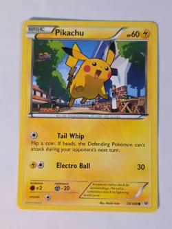 Pikachu 20/108 Common Roaring Skies Pokemon NM - Image 1