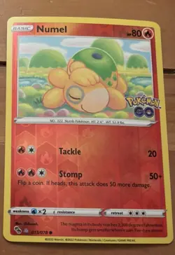 Bidoof (Peelable Ditto) 059/078 Pokemon GO Reverse Holo - Image 1