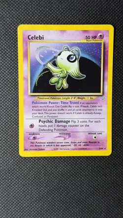 Celebi 03/64 2001 Pokemon Neo Revelation Holo NM/LP+ - Image 1