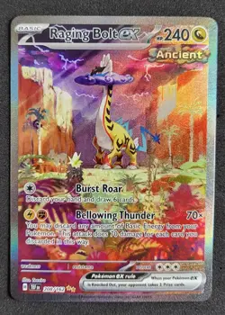 Pokemon Raging Bolt ex 208/162 SV05 Temporal Forces Full Art Holo EX Rare - Image 1
