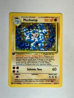 Machamp Holo Rare 1st Edition Deck Exclusives 008/102 Pokemon TCG - Image 1