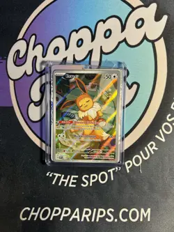 Pokemon Prismatic Evolutions Eevee Full Art Black Star Promo Holo Sealed #173 - Image 1