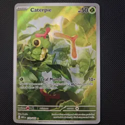 Caterpie 172/165 Pokemon TCG 151 Illustration Rare English NM - Image 1
