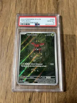 Pokemon TCG |Scarlet & Violet | Shrouded Fable | Tapu Bulu 065/064 IR | PSA 10 - Image 1