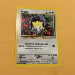 Pokemon TCG Togepi Neo Genesis Uncommon #51/111 French Unlimited Regular 40 HP - Image 1