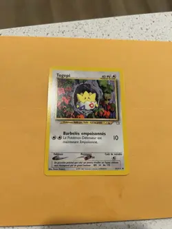 Pokemon TCG Togepi Neo Genesis Uncommon #51/111 French Unlimited Regular 40 HP - Image 2