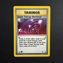 NM Pokemon TCG Super Energy Retrieval 89/111 (Neo Genesis / 1st Edition / 2000) - Image 1
