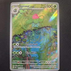 Ivysaur 167/165 Pokemon TCG Scarlet & Violet 151 Illustation Rare NM - Image 1