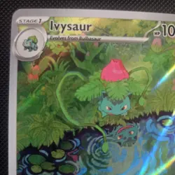 Ivysaur 167/165 Pokemon TCG Scarlet & Violet 151 Illustation Rare NM - Image 3