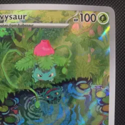 Ivysaur 167/165 Pokemon TCG Scarlet & Violet 151 Illustation Rare NM - Image 4