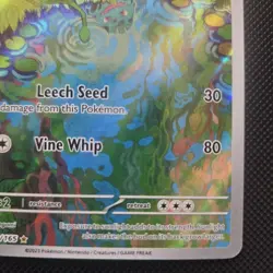 Ivysaur 167/165 Pokemon TCG Scarlet & Violet 151 Illustation Rare NM - Image 5