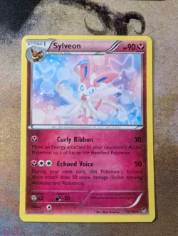 Pokemon Sylveon - XY - Furious Fists Rare - LP - Image 1