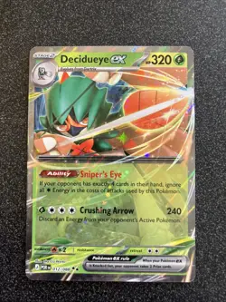 Decidueye ex 12/88 ME03: Perfect Order Pokemon TCG Double Rare NM - Image 1