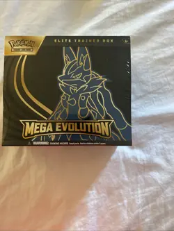 Pokemon TCG Mega Evolution Elite Trainer Box – Mega Lucario Factory Sealed ETB - Image 1