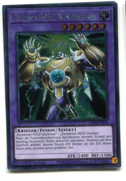 Yu-Gi-Oh! Elementarheld Donnergigant Platinum Secret Rare RA03-DE153 - Image 1