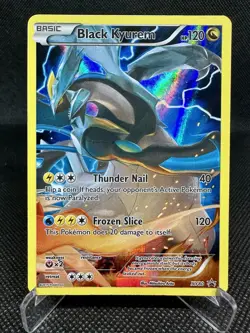 Pokemon TCG Black Kyurem XY80 (ENGLISH) (MODERATELY PLAYED) - Image 1