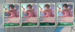 4x Tashigi OP14-029 - One Piece The Azure Sea's Seven English Playset Near Mint - Image 1