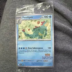 Pokemon Illustration Contest 2024 Promo SEALED Feraligatr Pikachu & Toxtricity - Image 1