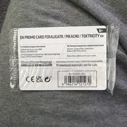 Pokemon Illustration Contest 2024 Promo SEALED Feraligatr Pikachu & Toxtricity - Image 2