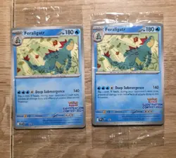 Pokemon Illustration Contest 2024 Promo SEALED Feraligatr Pikachu & Toxtricity - Image 1