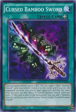Cursed Bamboo Sword - NECH-EN068 - Common - Unlimited Edition NM YuGiOh! The Ne - Image 1