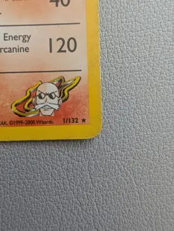 Pokemon Blaine's Arcanine Gym Challenge Holo Rare 1/132 90 HP Stage 1 Card - Image 4