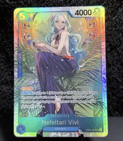 Nefeltari Vivi EB03-024 SR Extra Booster Heroines Edition One Piece Card Game - Image 1
