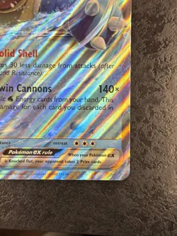 Pokemon Blastoise Ex Jumbo Oversized Card 009/165 HP330 - Image 4