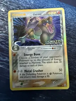 Marowak (Delta Species) 🔥 10/113 Reverse Holo Delta Species Pokemon Card - Image 1