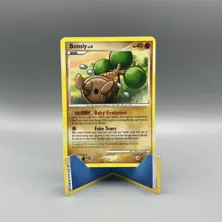 Pokemon TCG Bonsly Card 71/130 Diamond and Pearl Common LP Condition - Image 1