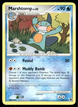 Pokemon Cards Marshtomp 46/106 Great Encounters Uncommon NM - Image 1