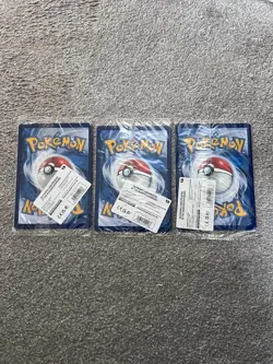Pikachu At The Museum, Pokemon X Natural History Museum Jumbo Promo Card X3 NEW - Image 3