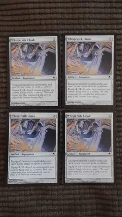 Magic: the Gathering / MtG Whispersilk Cloak x4 Darksteel - Image 1