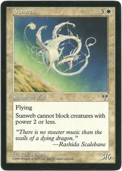 Magic the Gathering x1 Sunweb Mirage White Rare Creature NM - Image 1