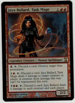 Magic the Gathering x1 Jaya Ballard, Task Mage Time Spiral Rare Creature Foil - Image 1