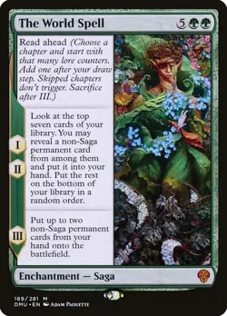 MTG The World Spell ** Dominaria United ** English (NM) - Image 1