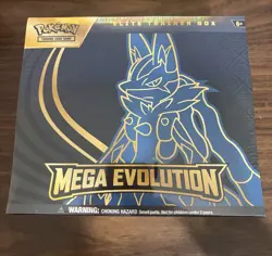Pokemon TCG Mega Evolution Lucario Elite Trainer Box ETB NEW FACTORY SEALED - Image 1