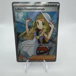Pokemon TCG Mega Evolution Lillie’s Determination 169/132 Ultra Rare - Image 1