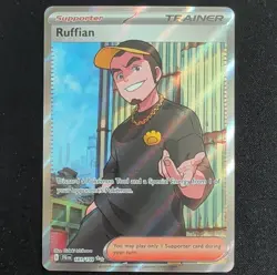 Pokemon Ruffian Trainer-Supporter Full Art Ultra Rare Holo Sv09 Journey 181/159 - Image 1
