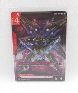 Gundam Card Game Newtype Rising GD01-044 Kshatriya Unit Red Legendary Rare LR - Image 1